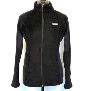 Patagonia R2 Polartec‎ Thermal Pro Fleece Jacket Black Womens Small 25149 FA18